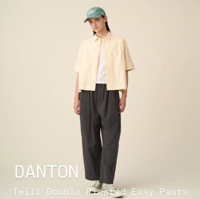 DANTON

人気の2タックイージーパンツ入荷✨
綿のナチュラルな風合いとナイロン特有の適度なハリコシを兼備。
やや起毛した柔らかなテクスチャーと豊かなシボ感が特徴です。
総ゴム仕様でフィット感が良く快適な穿き心地
ボリューム感と動きを生み出すウエストのギャザーデザインになってます♪

¥15.500+税

#リミックス#日田セレクトショップ
#ダントン#タックパンツ#ワイドパンツ

ランドマーク店
📞0973-25-6050

オム店(メンズ)のインスタはこちら
☞@remix_homme