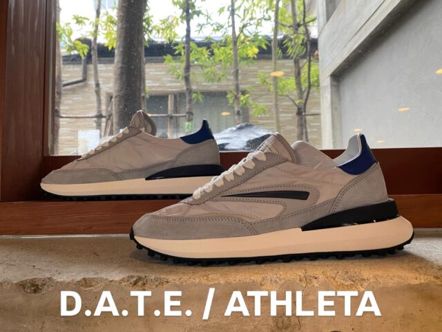 ◀︎D.A.T.E▶︎

D.A.T.E.から人気の切り替えデザインが特徴的なATHLETA NYLON◎到着です🎶

異素材ミックスが特徴的なモデルで、
トレンド感がありつつも、シンプルで合わせやすいデザインに仕上がっています。

モダンなデザインが特徴的なので、カジュアルから少し綺麗めなスタイルまで 幅広くコーディネートに活用できます。

ぜひ、サイズ、カラーが揃っているうちに✨

#date
#デート
#スニーカー
#セレクトショップ

@remix_homme 
@landmark_1f
@r_sasebo_remix 
@r_sasebo_remix_2
@r_sasebo_marina