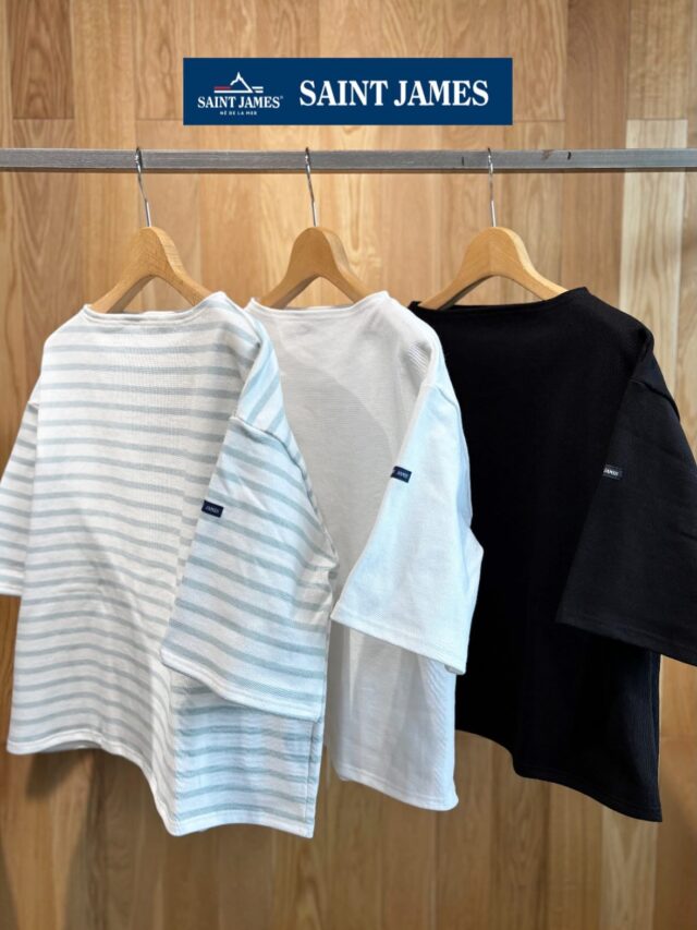 ▫️SAINT JAMES▫️

TEELOOSE
五分袖ドロップショルダー

毎シーズン大人気の、ウェッソン生地を使用したオーバーサイズの５分袖Ｔシャツ入荷しました✨

リラックス感のあるルーズシルエットでバランスがとりやすい短めの着丈となります。

3color
size：T1 ／ T3
※モデルはT3着用です。

税込¥13,200

#セントジェームス #saintjames